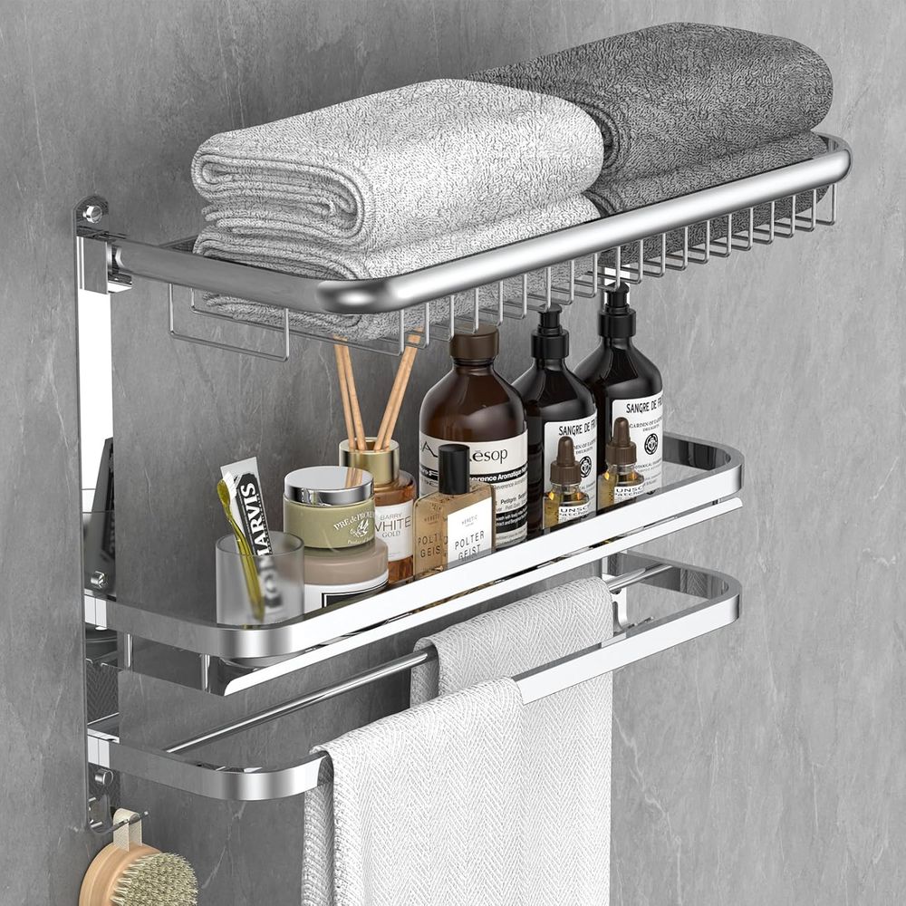 23.22 Inch Wall-Mounted Stainl - Towel Bar Stainless のレビューと価格