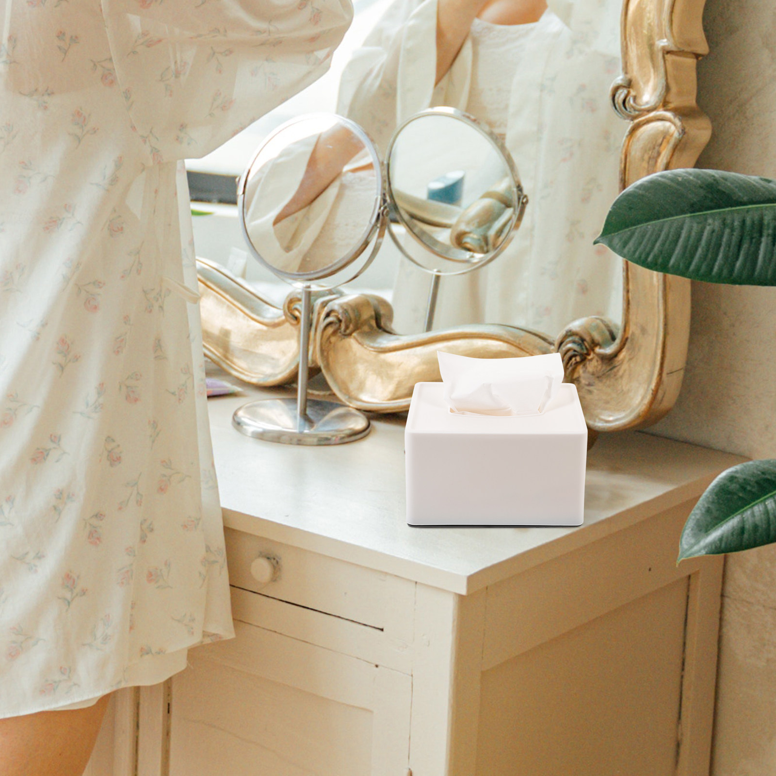 Stylish Compact Tissue Box Cov - Home Bathroom Paper Towel Dispenser のレビューと価格