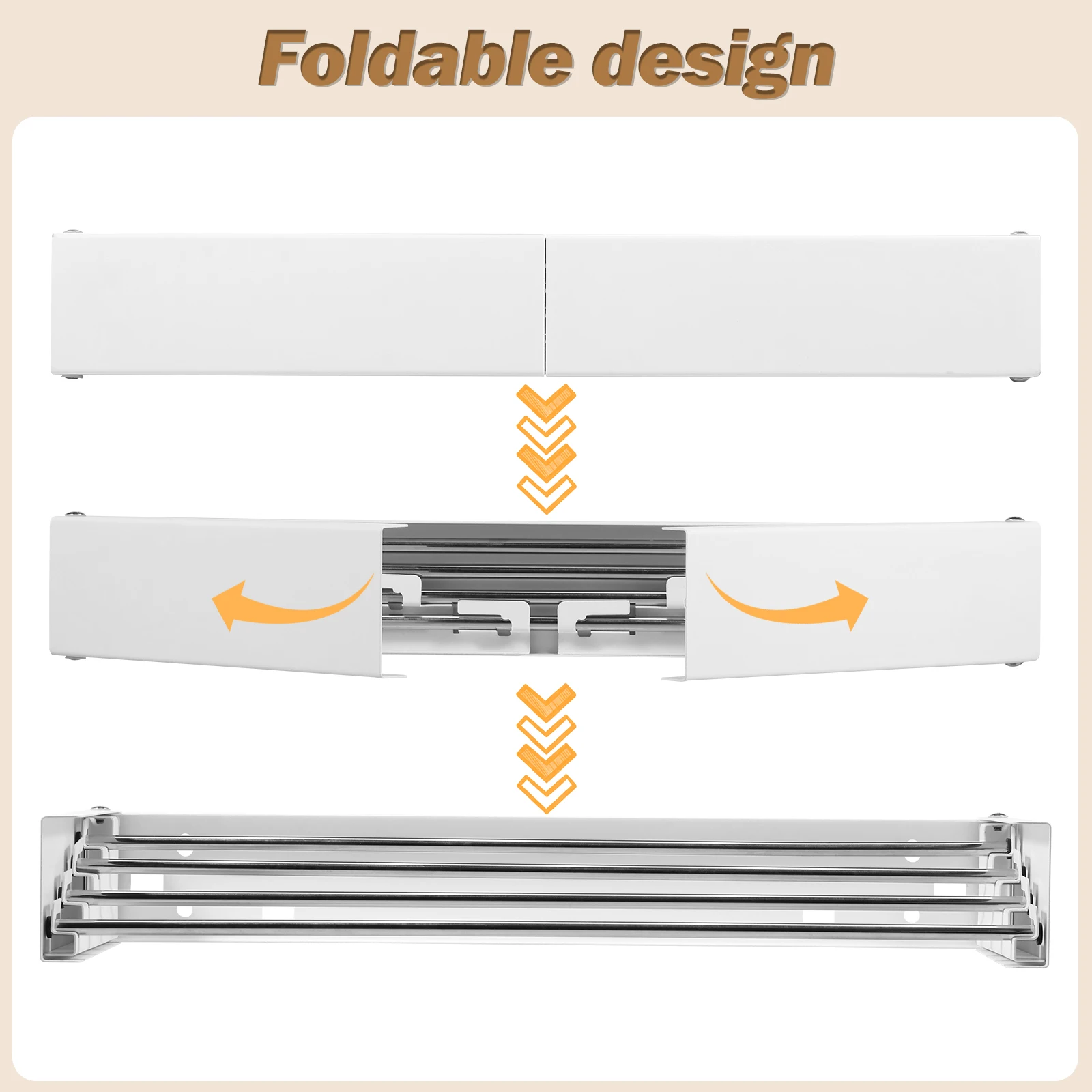 Folding Clothes Hanger Stainle - Towel Bar Stainless のレビューと価格