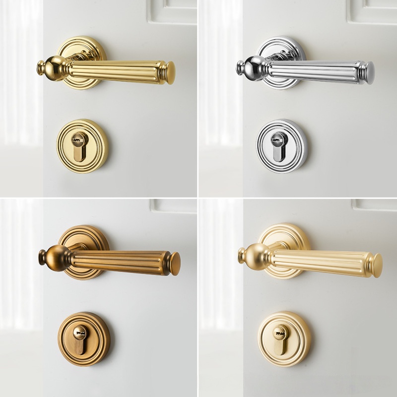 Luxurious Silent Door Lock Set - Home Bathroom Lock のレビューと価格