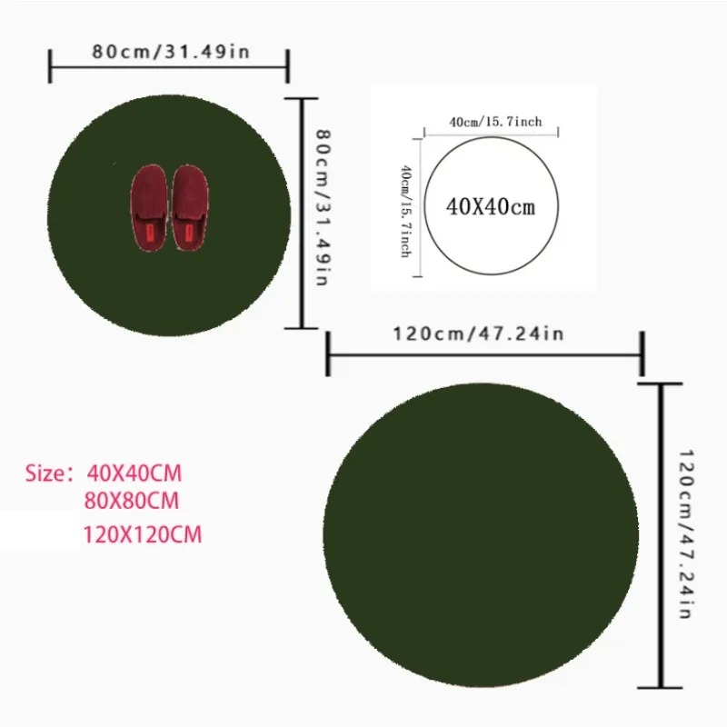 Nordic Style Circular Carpet P - Home Bathroom Fittings のレビューと価格